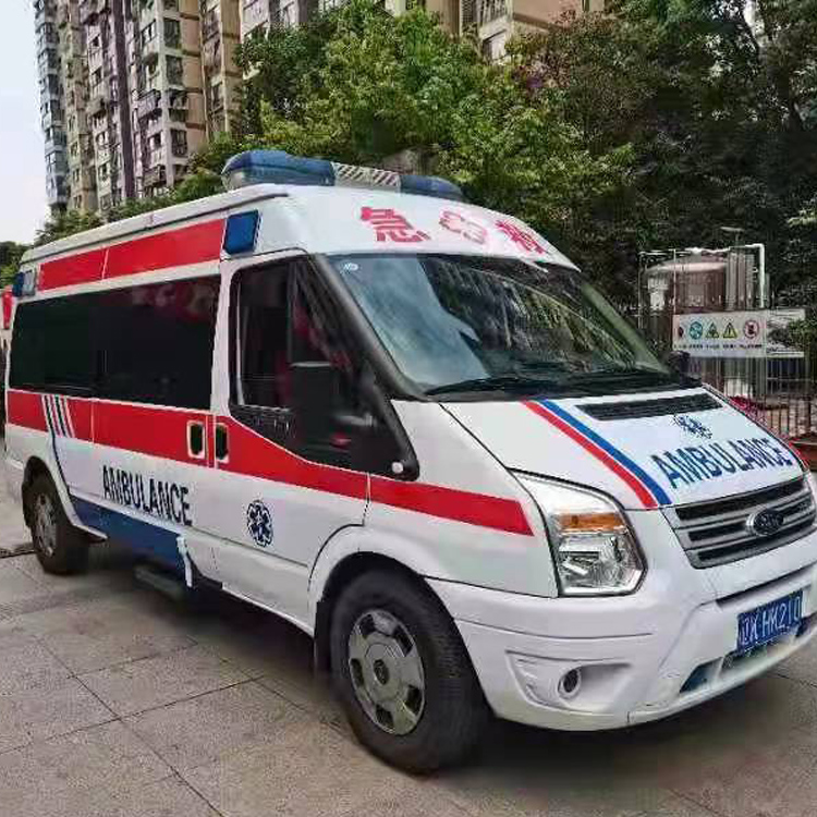 吴中长途救护车护送病人返乡